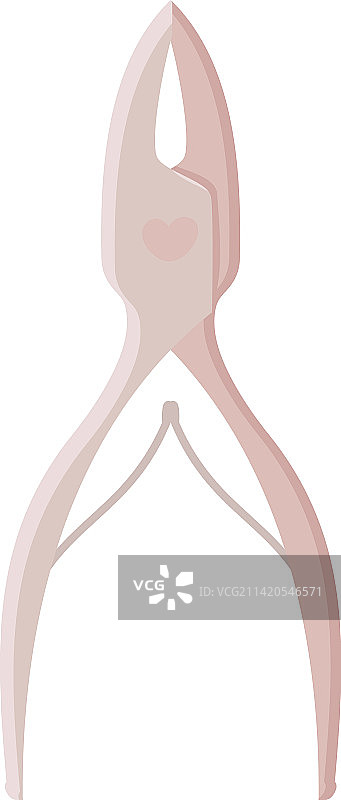 角质层剪刀美甲图片素材