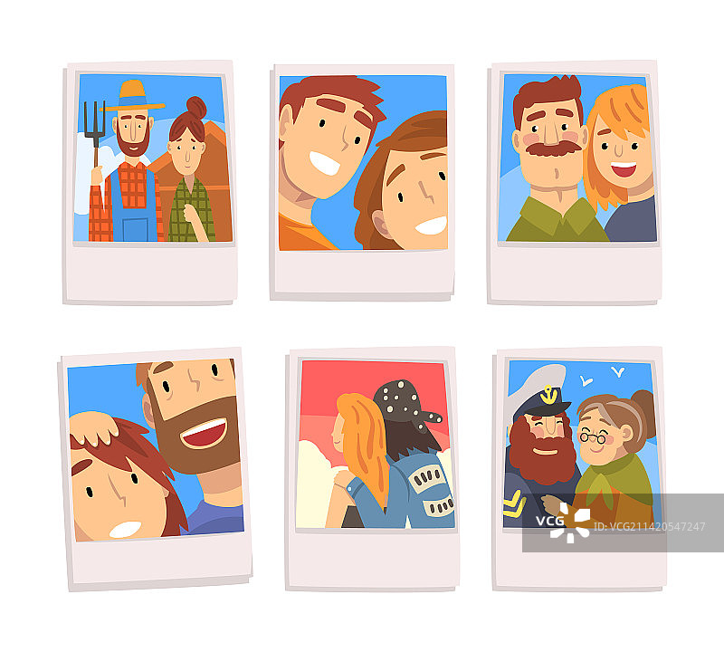 家庭照片合集图片素材