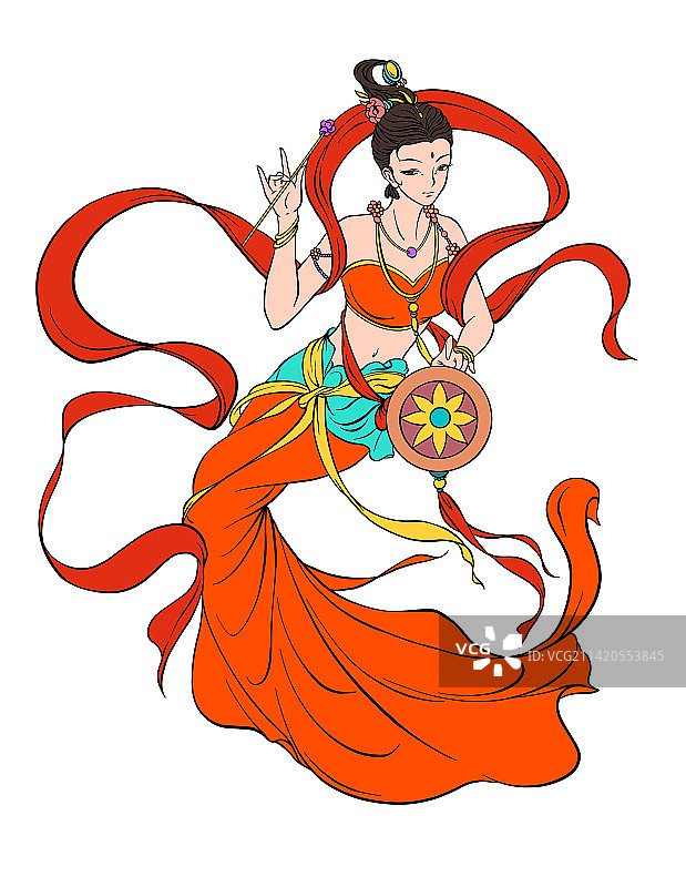 飞天仙女图片素材