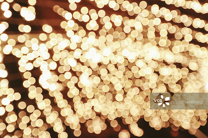 灯光璀璨的圣诞之夜图片素材