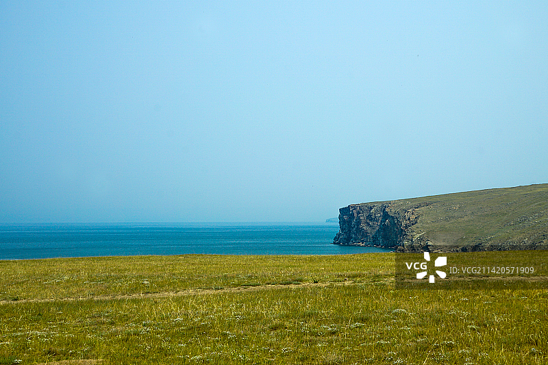 贝加尔湖畔图片素材