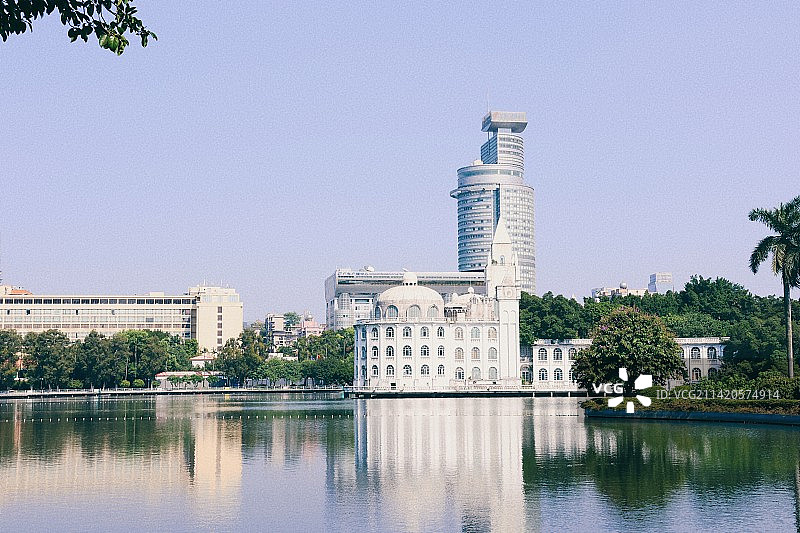 水面上的城堡 白宫图片素材