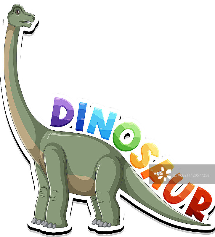 恐龙灭绝动物卡通角色图片素材