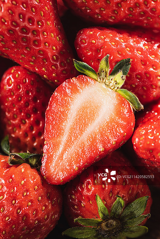 草莓，丹东草莓图片素材