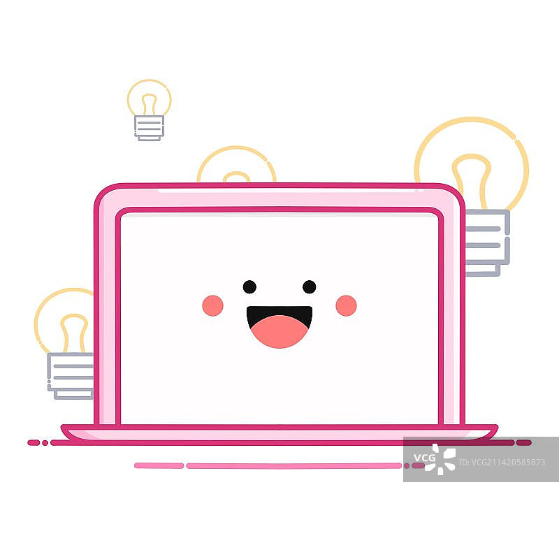 MBE插画-笔记本电脑图片素材