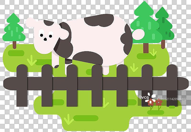 奶牛农场图片素材