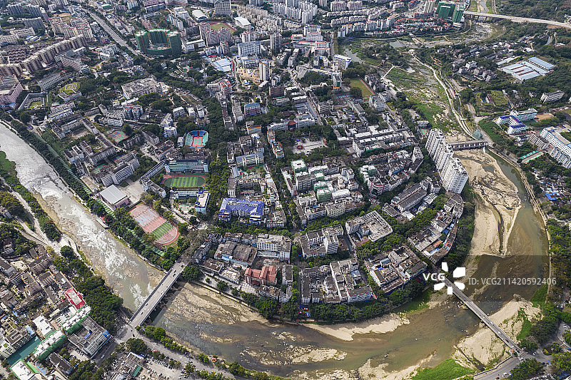 航拍海南省五指山市图片素材