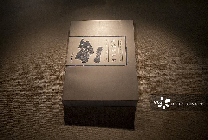 殷墟甲骨文，二十世纪初中国古文献四大发现展，国家图书馆典籍博物馆图片素材