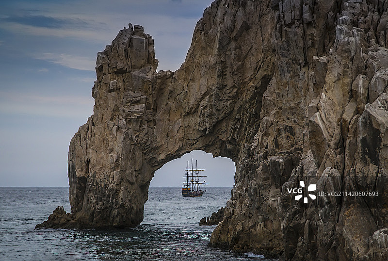 美国南卡罗来纳州旅行者休息站的海岩地貌图片素材