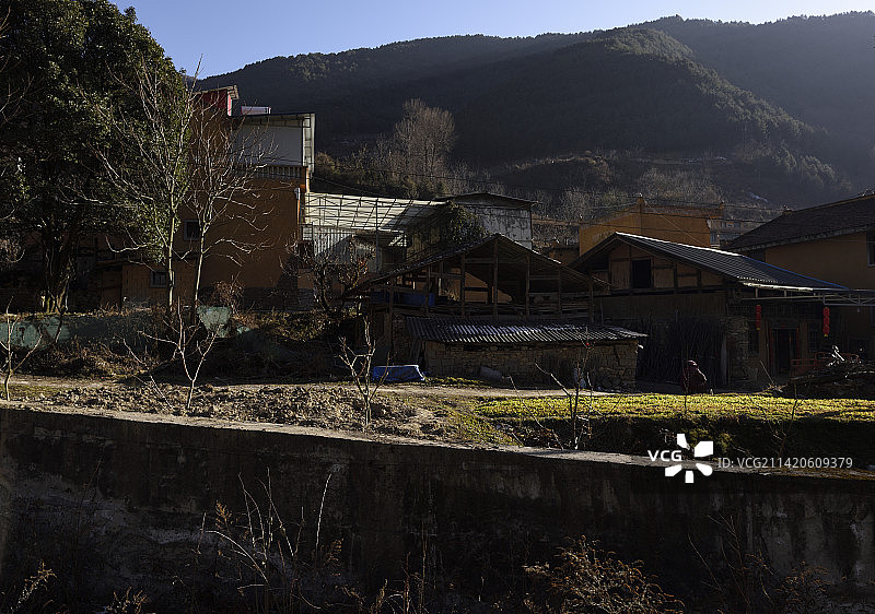 茂县羌寨图片素材