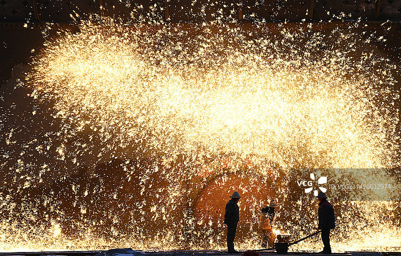 蔚县打树花图片素材