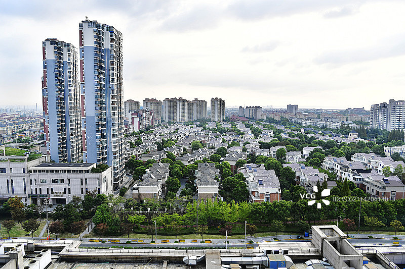 上海市金山区居民社区图片素材