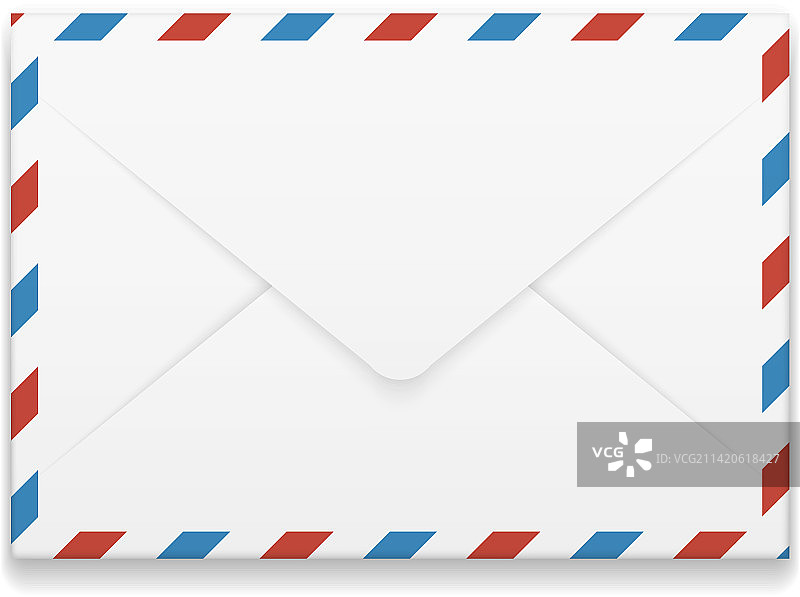 已密封的国际邮件图片素材