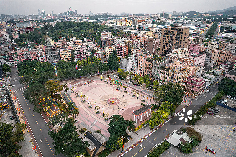 东莞市厚街镇陈屋村风光社会主义新农村图片素材