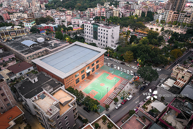 东莞市厚街镇陈屋村风光社会主义新农村图片素材