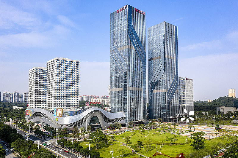 江门市 万达广场 地标建筑图片素材