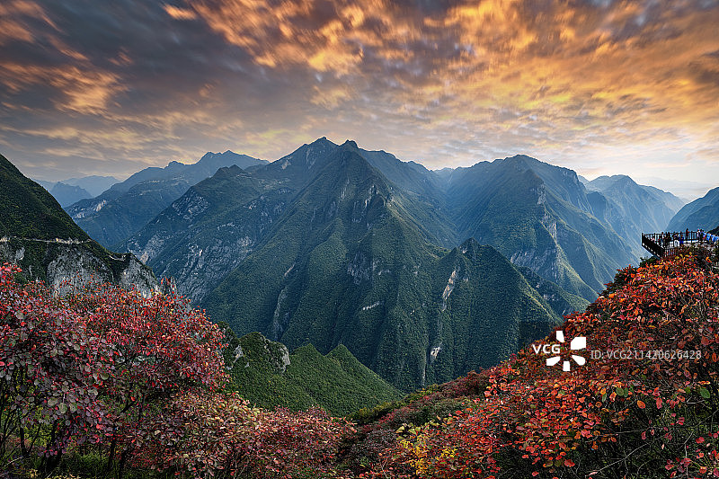 中国重庆兰英大峡谷风光图片素材