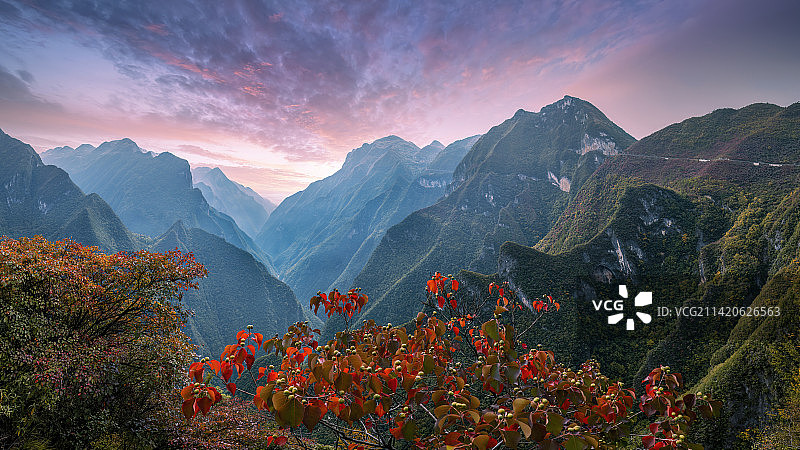 重庆巫溪兰英大峡谷风光图片素材