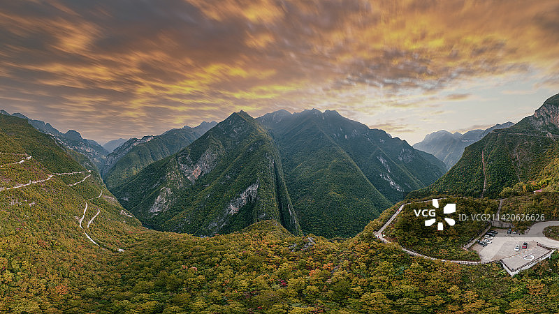 重庆巫溪兰英大峡谷风光图片素材