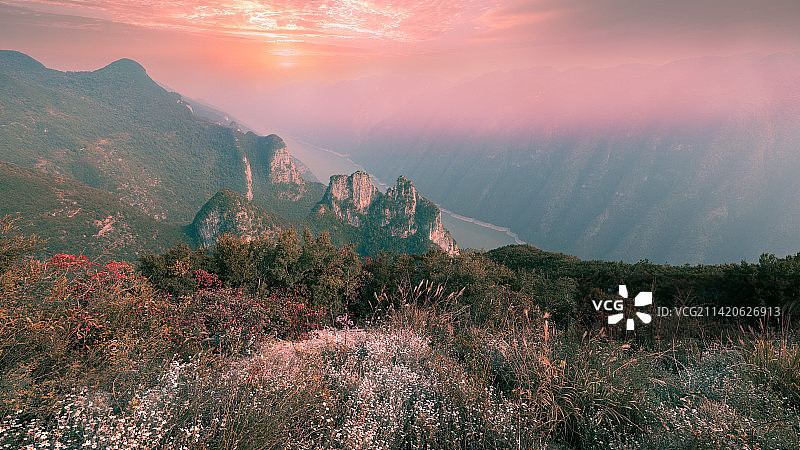 长江三峡自然保护区风光图片素材