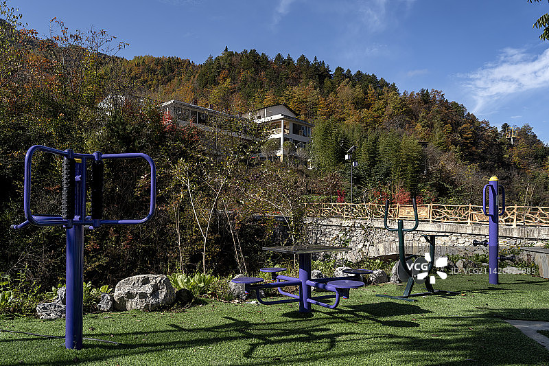 重庆城口厚坪乡龙盘村风光图片素材