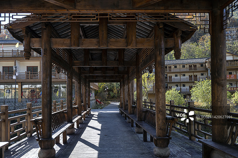 重庆城口厚坪乡龙盘村风光图片素材