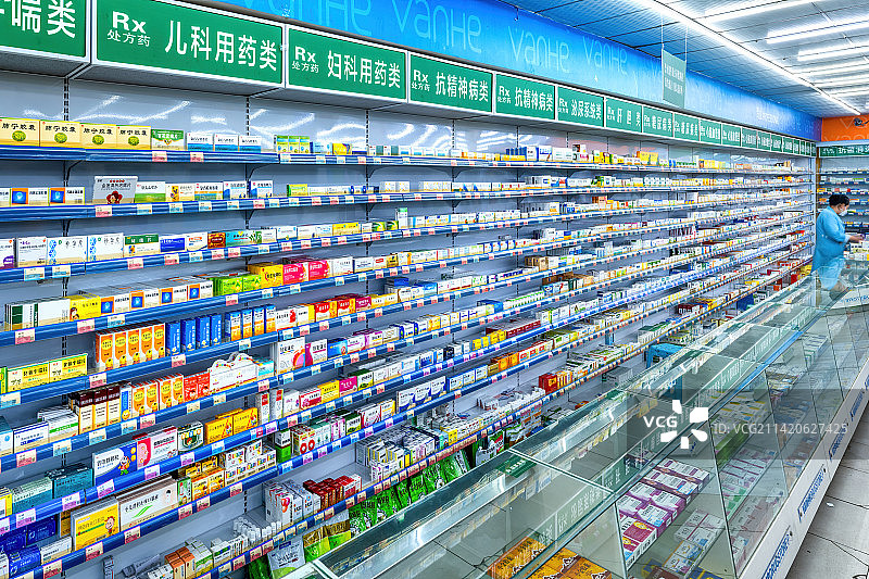药店里的各种西药图片素材