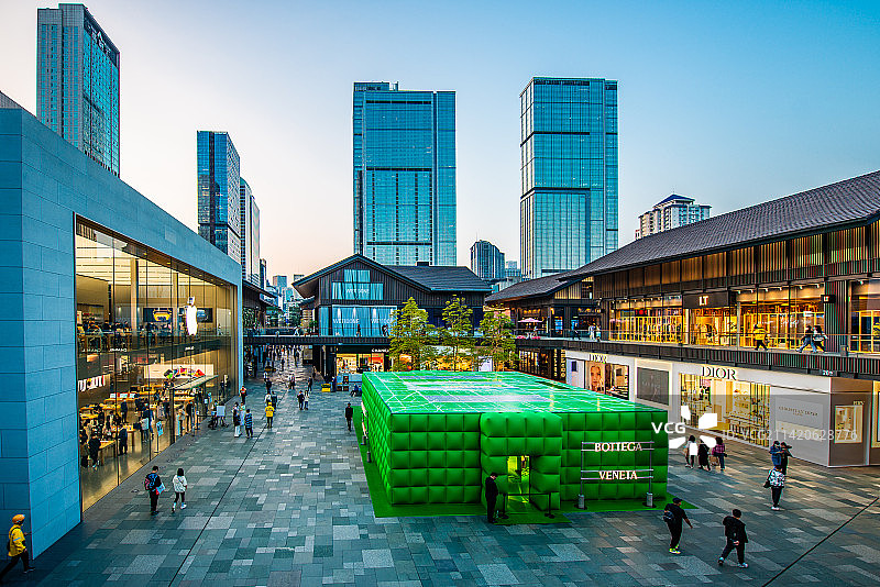 成都太古里夜景图片素材