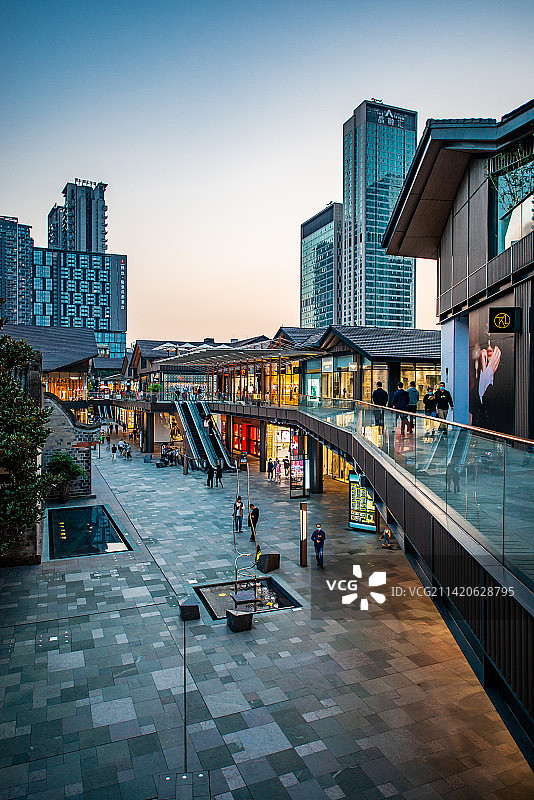成都太古里夜景图片素材