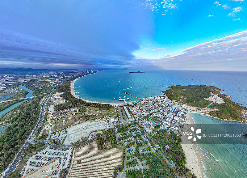 三亚后海村图片素材