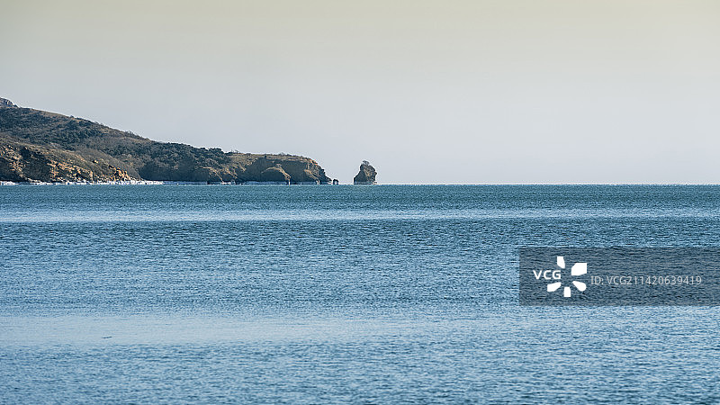 辽宁省葫芦岛市老龙湾冬日风光图片素材