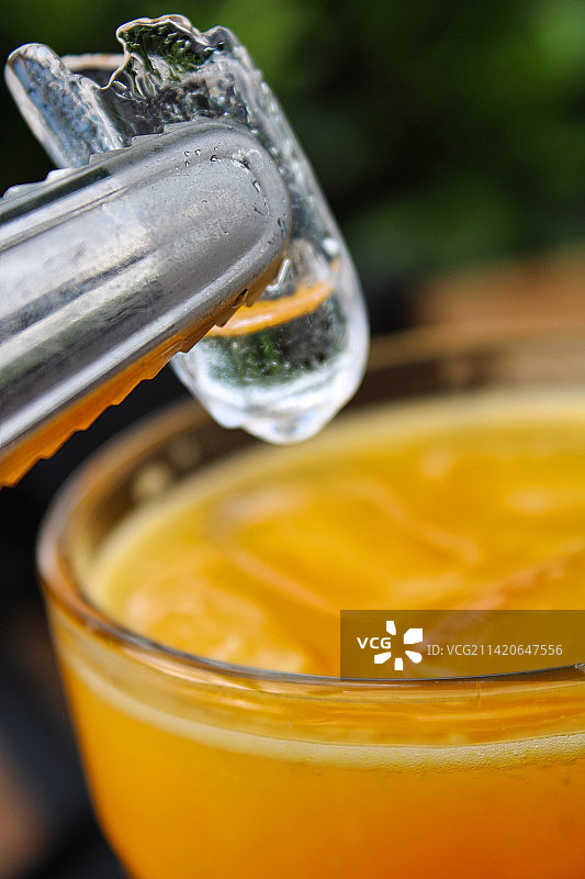 土耳其奥尔杜橙汁特写图片素材
