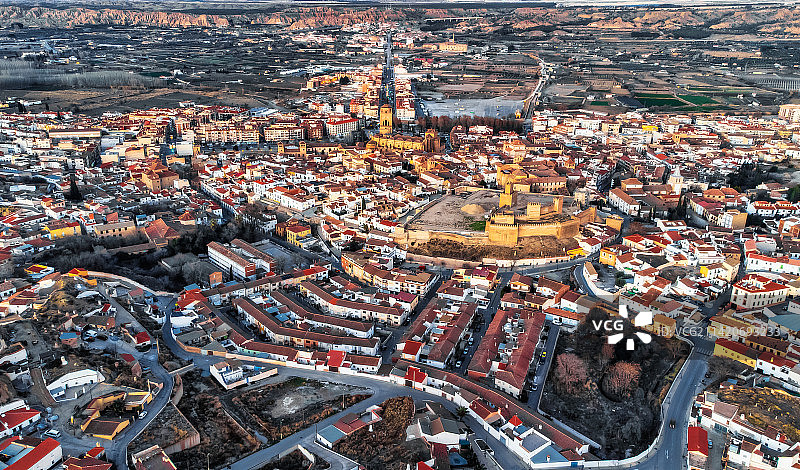 城市景观鸟瞰图片素材