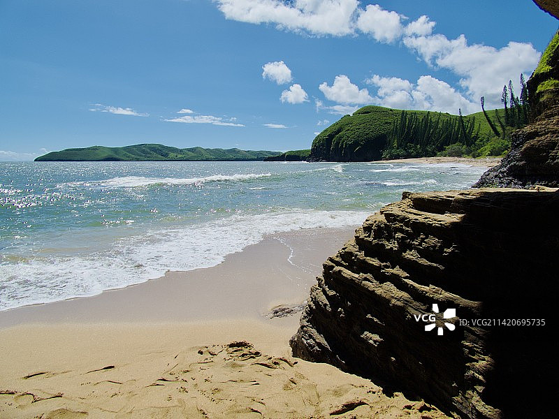 新喀里多尼亚海滩风光图片素材