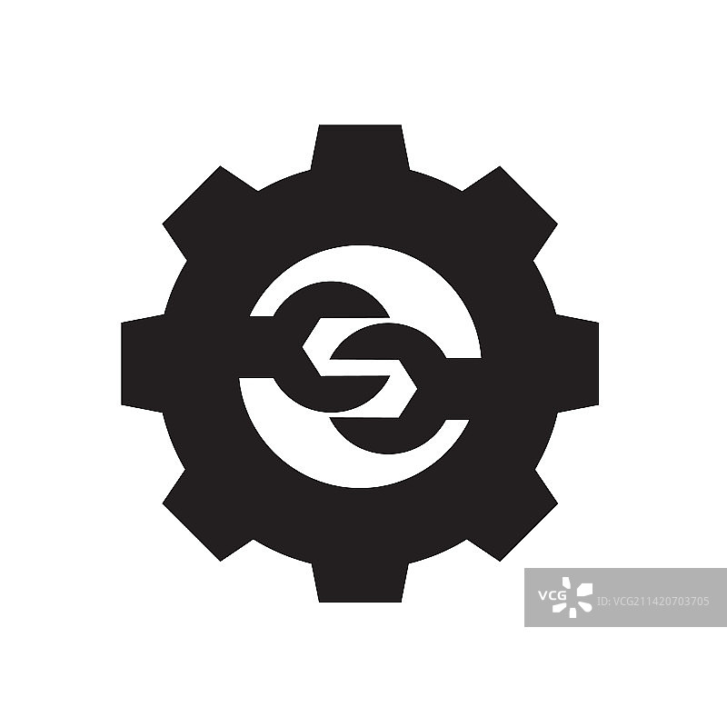 扳手维修齿轮图标标志图片素材