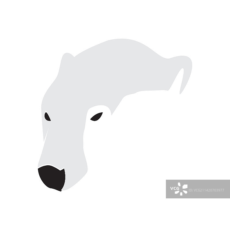 北极熊头像logo标志图片素材
