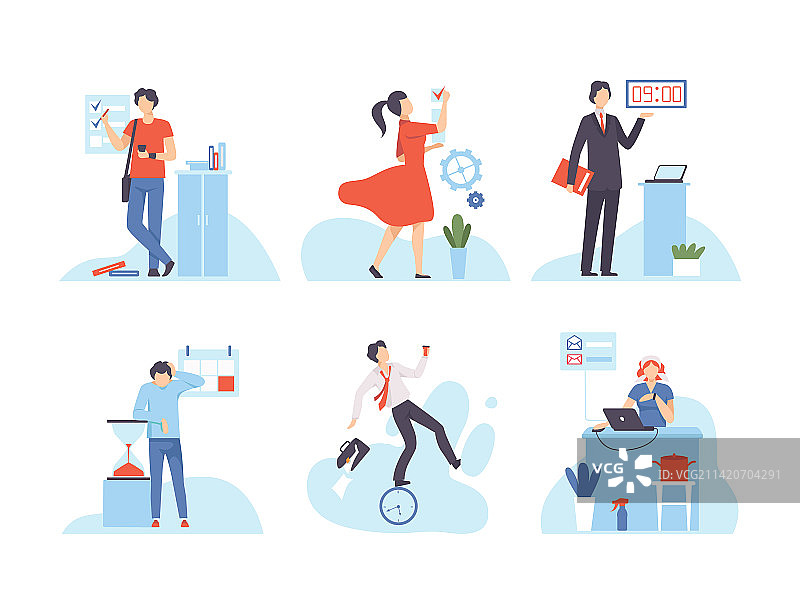 商务人士计划完成时间表图片素材