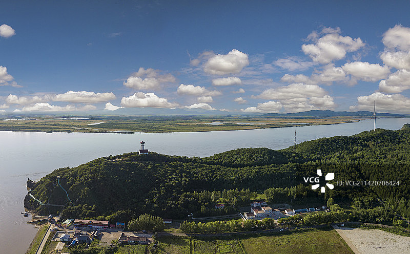 街津口赫哲族居住地图片素材