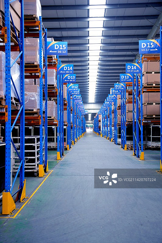 物流公司汽车零部件仓库图片素材