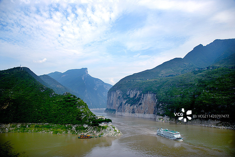 长江三峡瞿塘峡——夔门图片素材