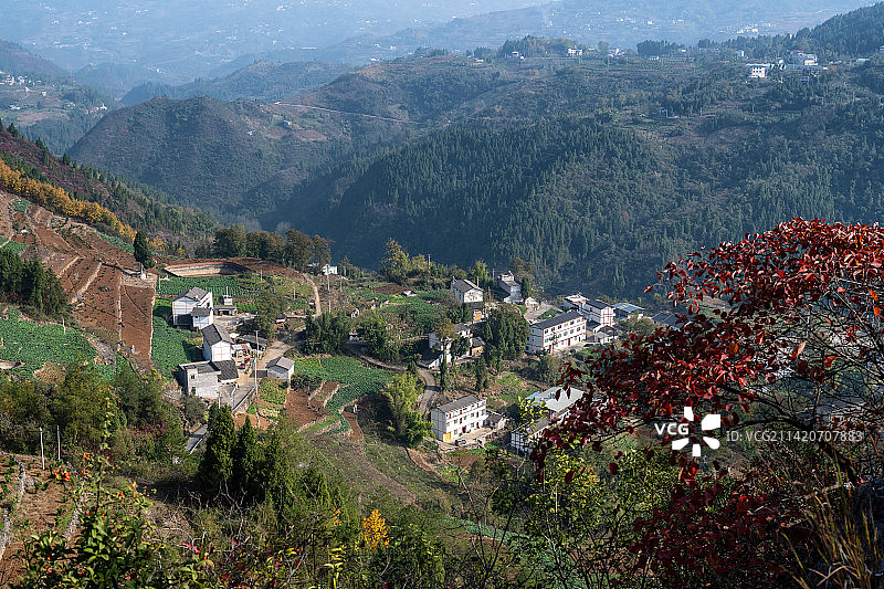 重庆巫山官渡镇紫阳台景区图片素材