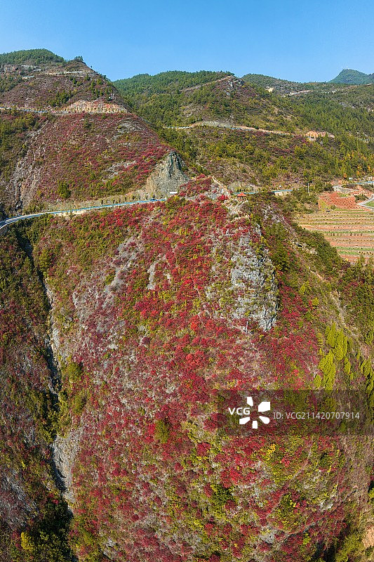 重庆巫山官渡镇紫阳台景区图片素材