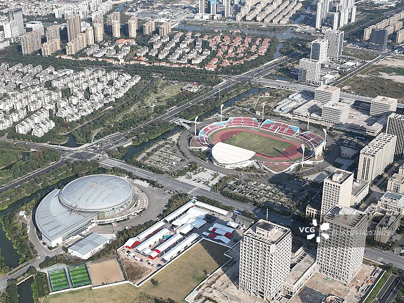 舟山市城市建筑风光图片素材