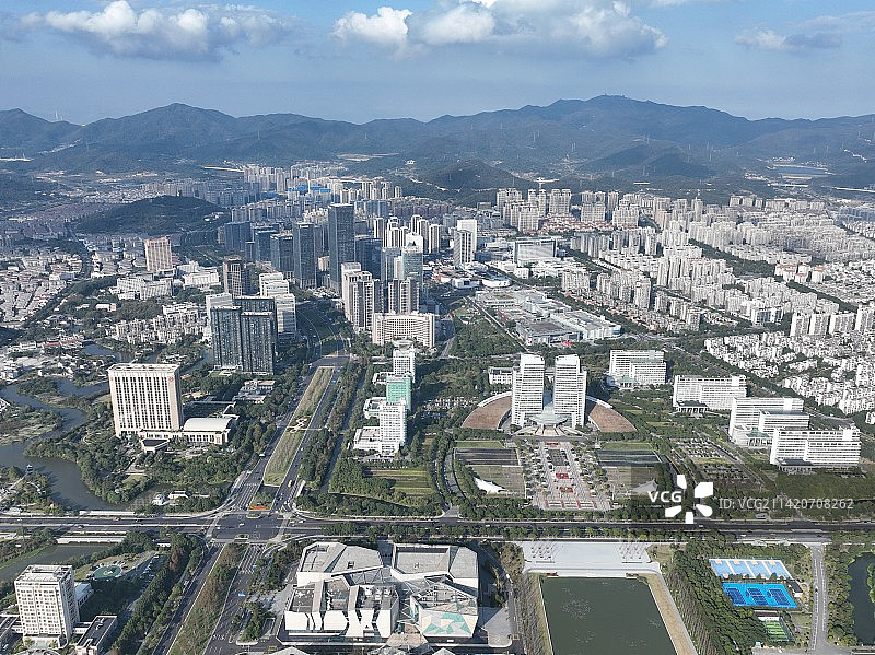 舟山市城市建筑风光图片素材