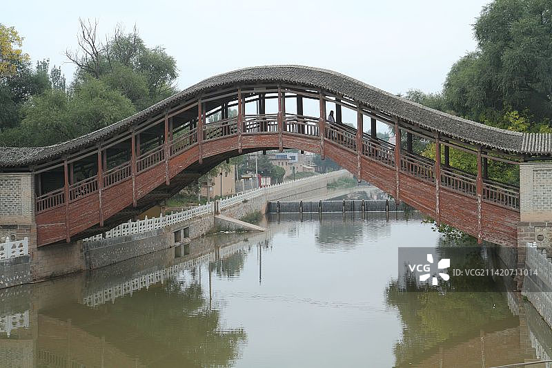 渭源县的灞陵桥图片素材