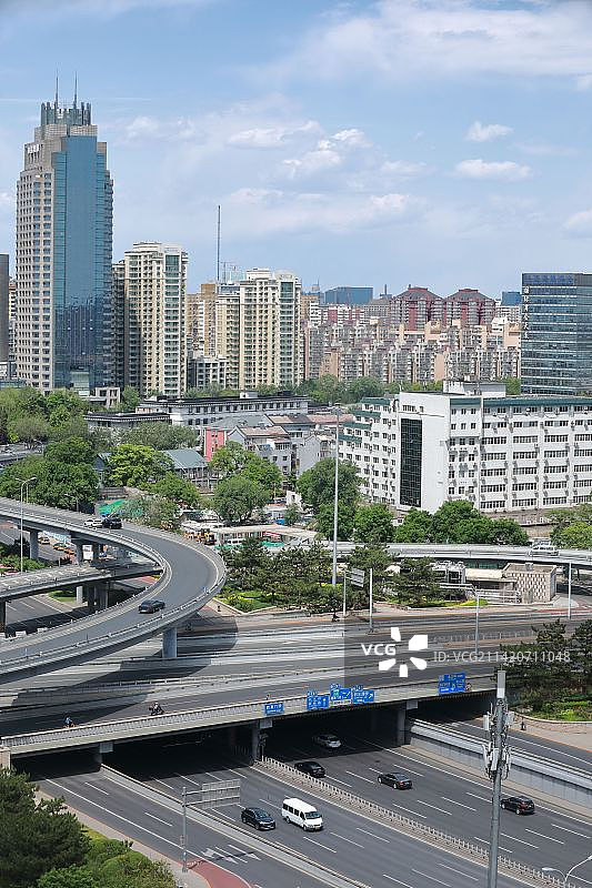 北京的西直门桥图片素材