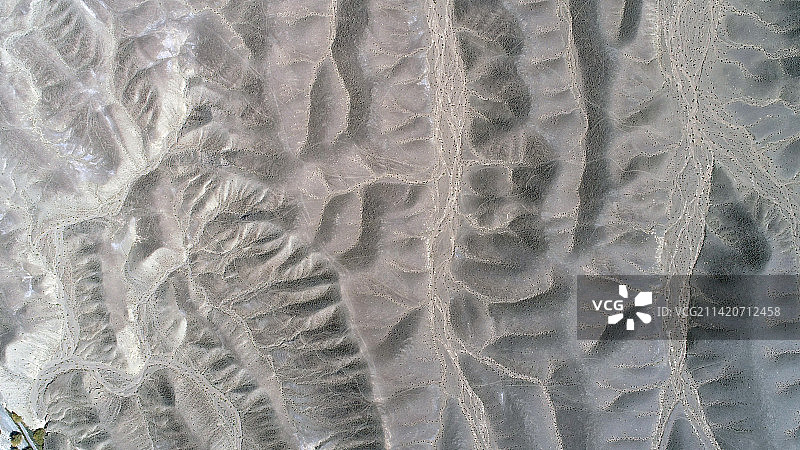 新疆伊吾：有棱角的大地，流水与风的杰作图片素材