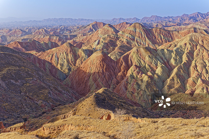 甘肃兰州永登水墨丹霞景区冬季风光图片素材
