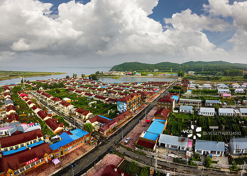 街津口赫哲族居住地图片素材