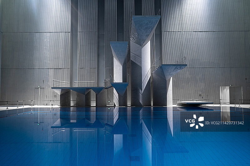 杭州亚运会游泳馆图片素材